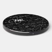 Physics Gifts for Physicists Personalized Wireless Charger (Front 2)