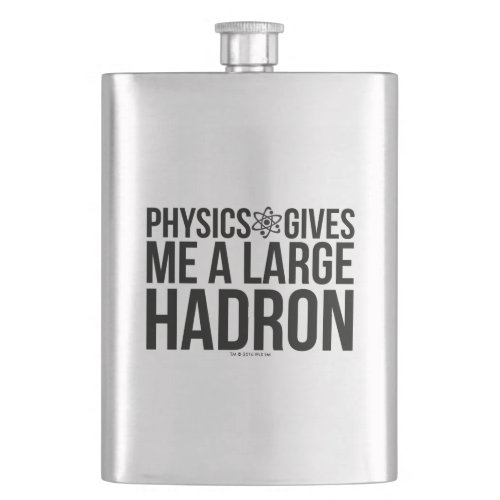 Physics Gives Me A Large Hadron Hip Flask