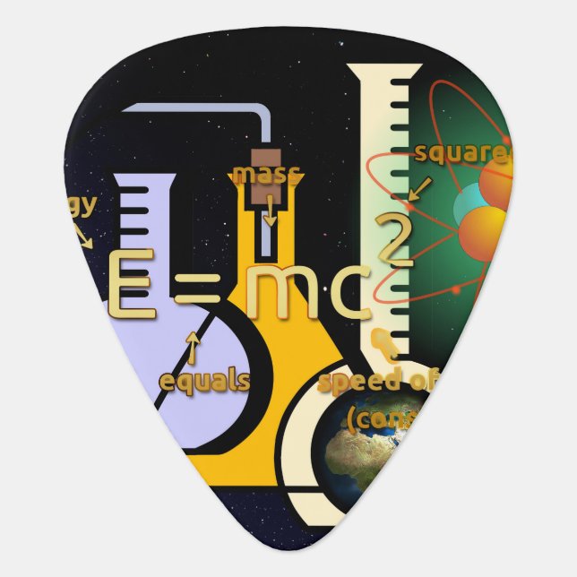 Physics is Cool Guitar Pick (Front)