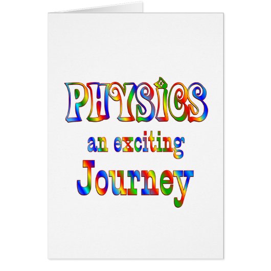 PHYSICS is Exciting Cards (Front)