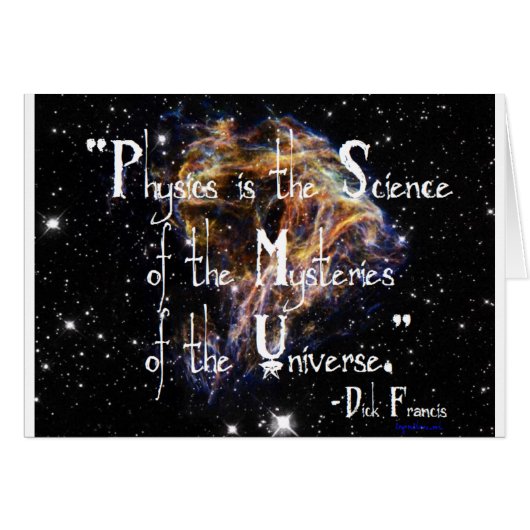 Physics is the Science Cards (Front Horizontal)