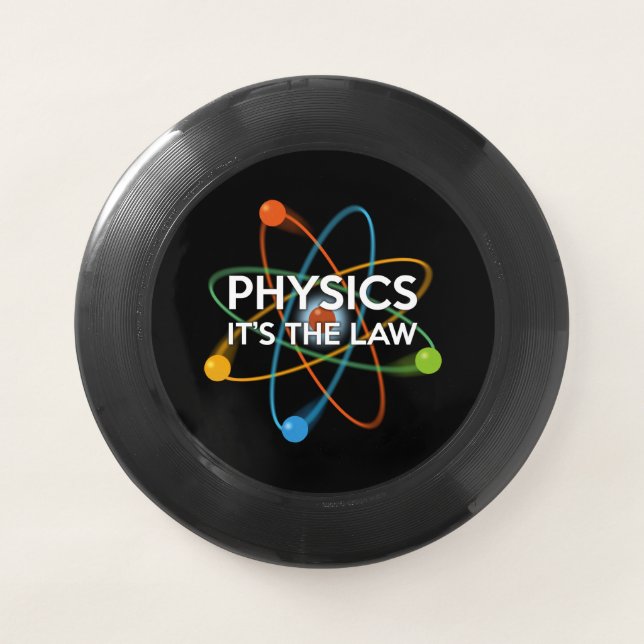 PHYSICS IT'S THE LAW Fun Science Wham-O Frisbee (Front)