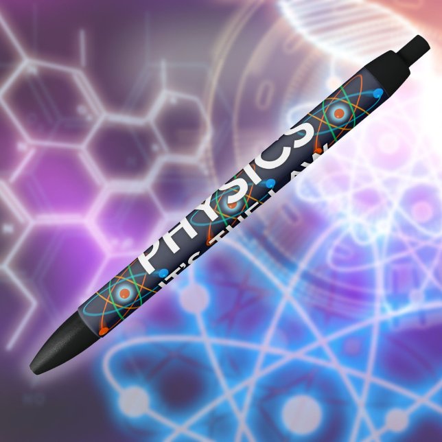 PHYSICS IT'S THE LAW Funny Science Quote Pen (PHYSICS IT'S THE LAW Funny Science Quote Black Ink Pen)