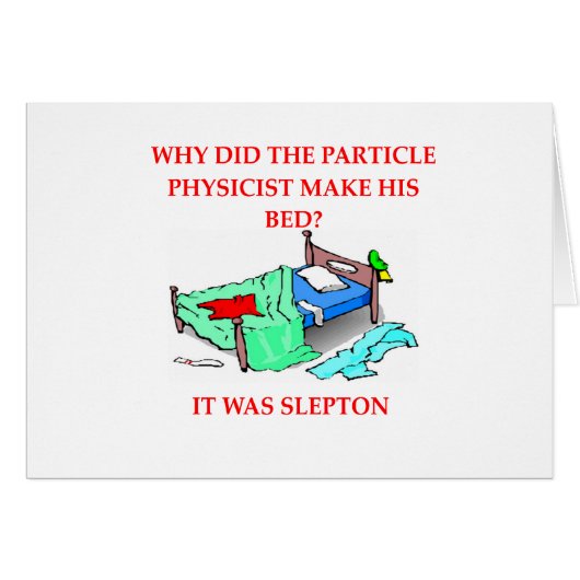physics joke cards (Front Horizontal)