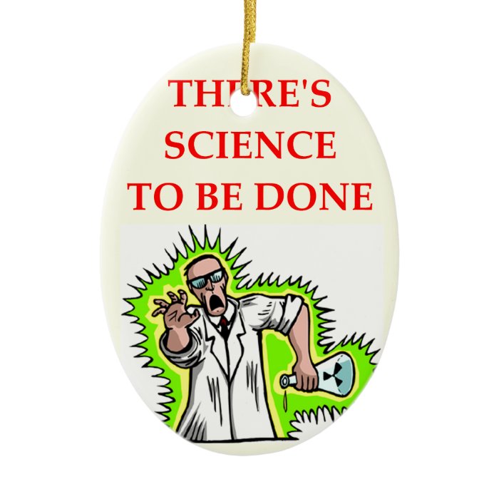 physics joke christmas ornament