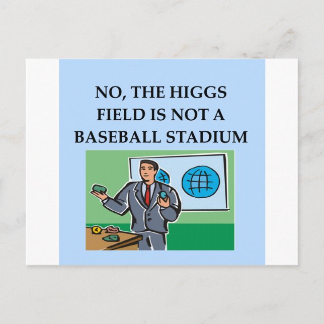 physics joke gift t-shirt postcard (Front)