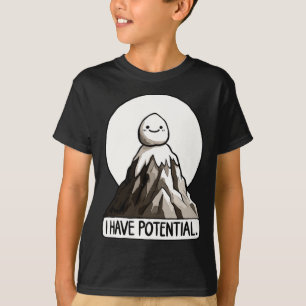Physics Joke - I Have Potential Rock Mountain Stic T-Shirt