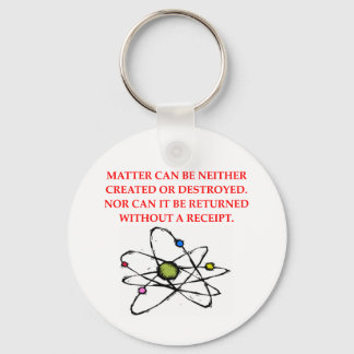 physics joke keychain