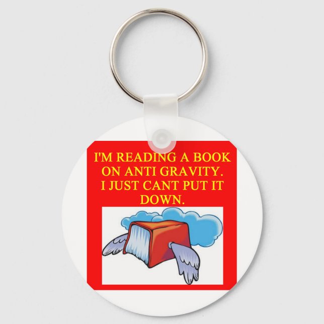 physics joke keychain (Front)