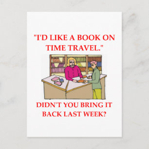 physics joke postcard