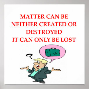 physics joke poster