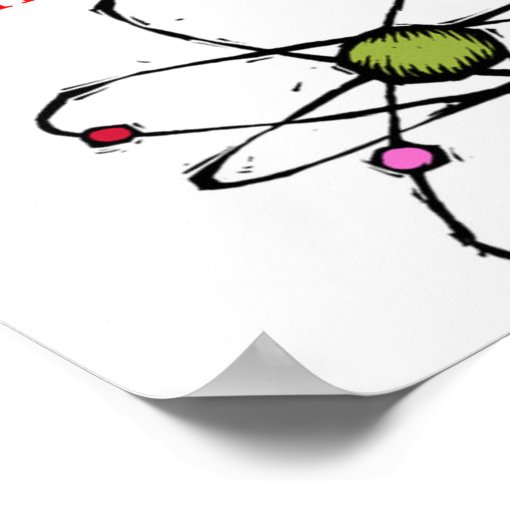 physics joke poster Zazzle