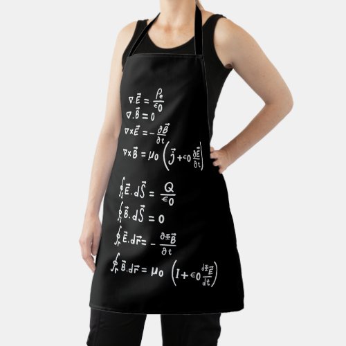 Physics Math Formula Students Teacher  Invitation  Apron