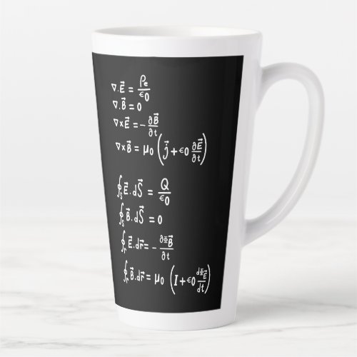 Physics Math Formula Students Teacher  Invitation Latte Mug