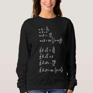 Physics Math Formula Students Teacher  Invitation  Sweatshirt