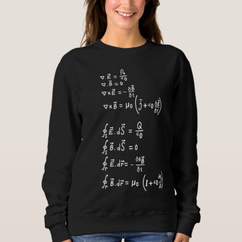 Physics Math Formula Students Teacher  Invitation  Sweatshirt