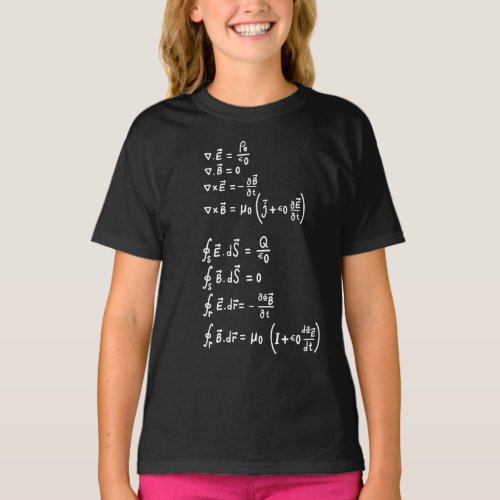 Physics Math Formula Students Teacher  Invitation  T_Shirt