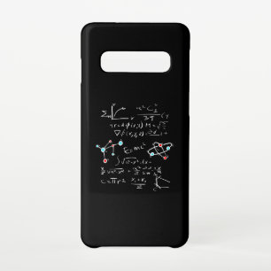 Physics Math Formula Teacher Student Atoms and Mol Samsung Galaxy S10 Case