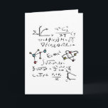 Physics Math Formula Teacher Student Molecules Card<br><div class="desc">I love physics. A must for every physicist,  physics student,  physics teacher and physics lovers. A perfect match physics lovers and physics nerds. Good for the young and the old.</div>