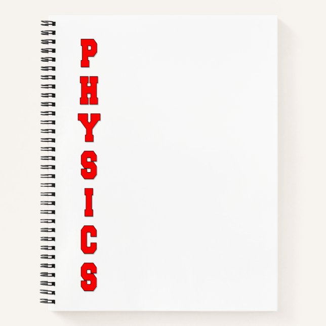 Physics Notebook (Front)