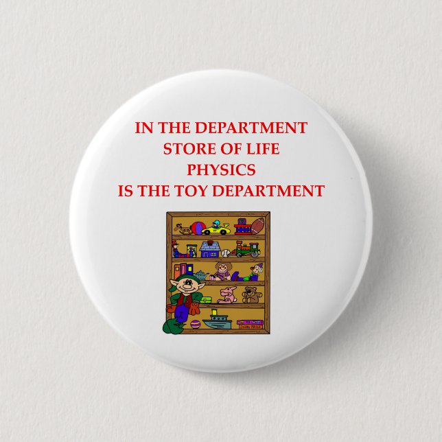 PHYSICS PINBACK BUTTON (Front)
