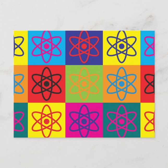 Physics Pop Art Postcard (Front)
