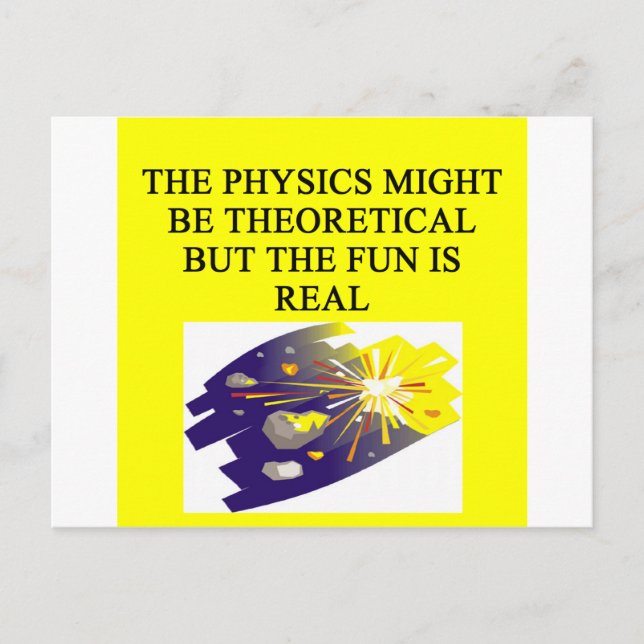 PHYSICS POSTCARD (Front)