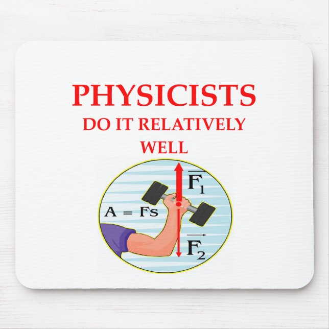 physics question mouse pad (Front)