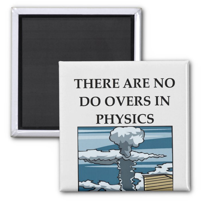 PHYSICS REFRIGERATOR MAGNET