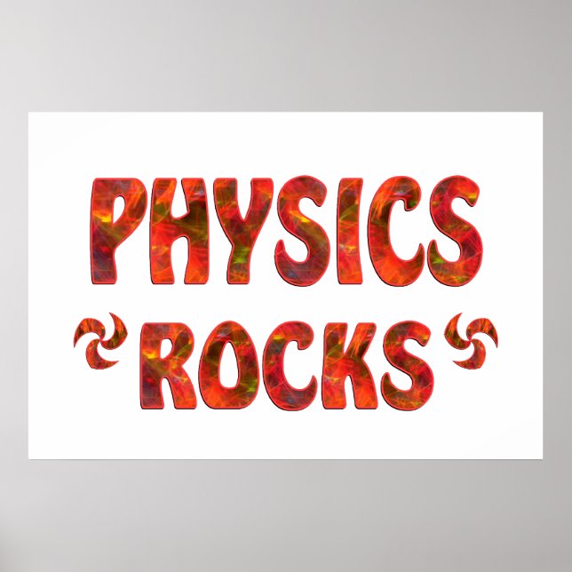 PHYSICS ROCKS POSTER (Front)