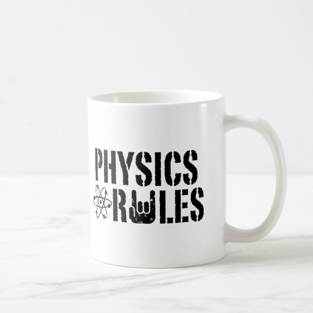 Physics Rules Coffee Mug (Right)