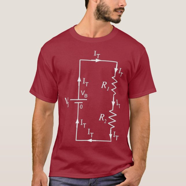 Physics s  OHMS LAW Electrical Engineering and T-Shirt (Front)