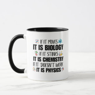 Physics Science Teacher Geek Funny Biology Student Mug