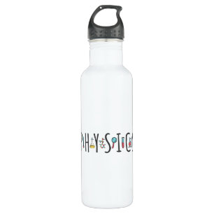 Physics Stainless Steel Water Bottle