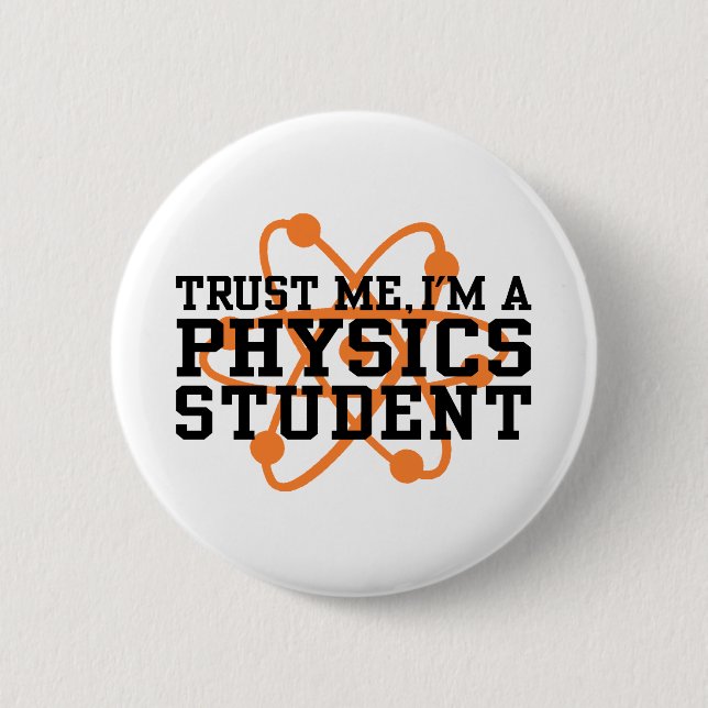 Physics Student Button (Front)