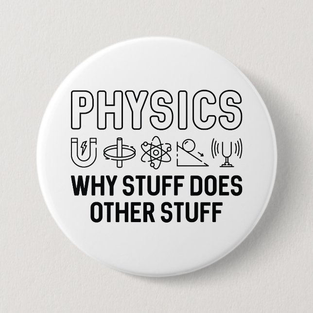 Physics Stuff Button (Front)