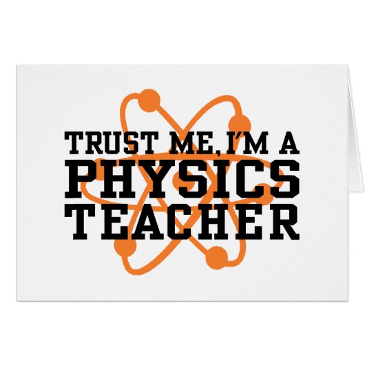 Physics Teacher Cards (Front Horizontal)