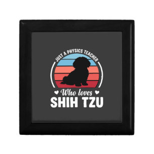 Physics Teacher Shih Tzu Dog Lover Gift Box