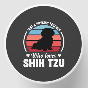 Physics Teacher Shih Tzu Dog Lover Mini Candle Favors
