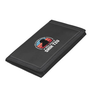 Physics Teacher Shih Tzu Dog Lover Trifold Wallet
