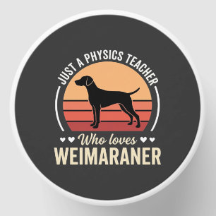 Physics Teacher Weimaraner Dog Lover Mini Candle Favors