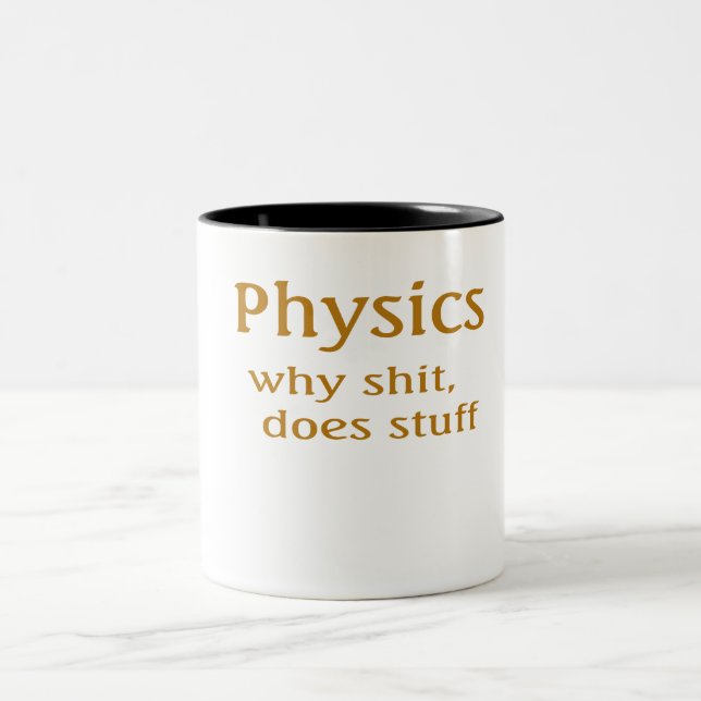physics  Two-Tone coffee mug (Center)
