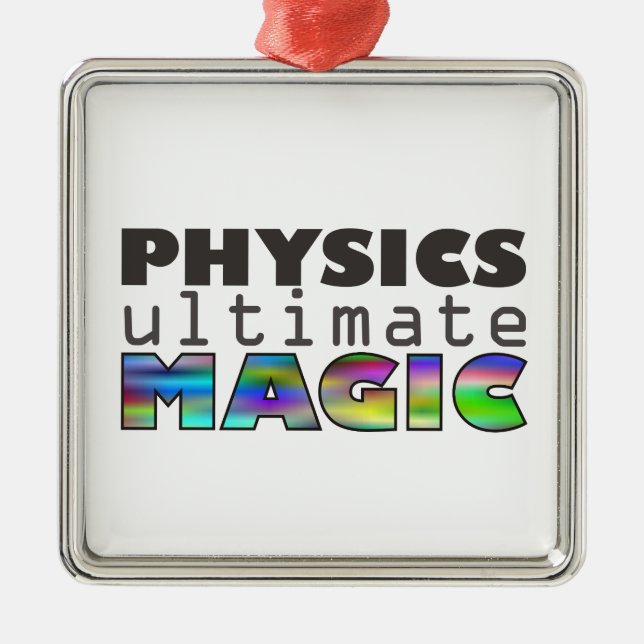 Physics - Ultimate Magic Metal Ornament (Front)