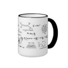Physics you formulate and diagrams Coffe Mug