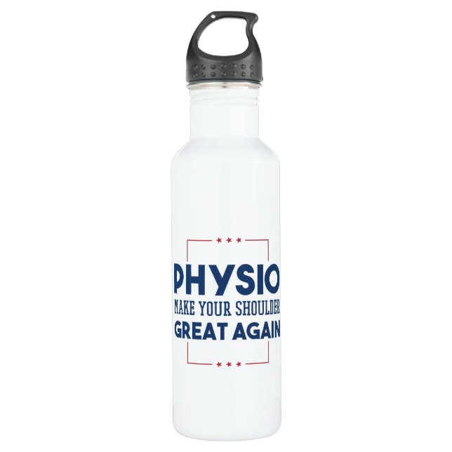 Physio Stainless Steel Water Bottle (Front)