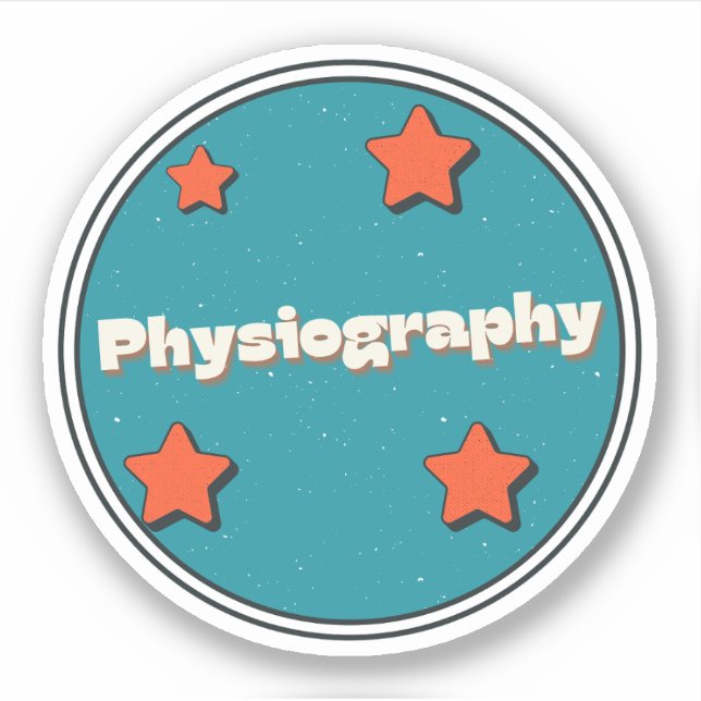 Physiography Sticker (Front)