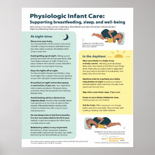 Physiologic Infant Care Poster English