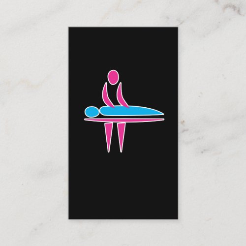 Physiotherapeut Masseur Massage Therapist Business Card