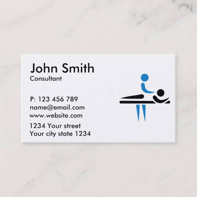 Physiotherapist Business Card (Front)