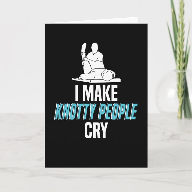 Physiotherapist Chiropractor Osteopath Masseur Card (Front)